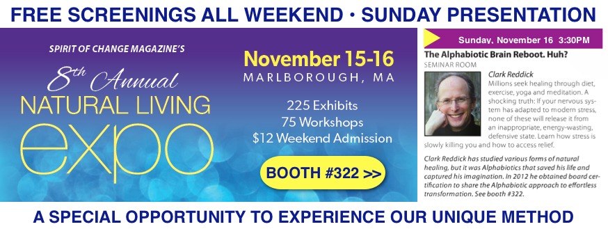 8th Annual Natural Living Expo November 15-16, 2014 Marlborough, MA